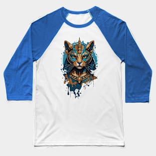 Egyptian Cat Baseball T-Shirt